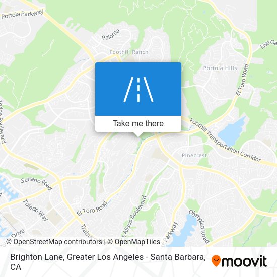 Mapa de Brighton Lane