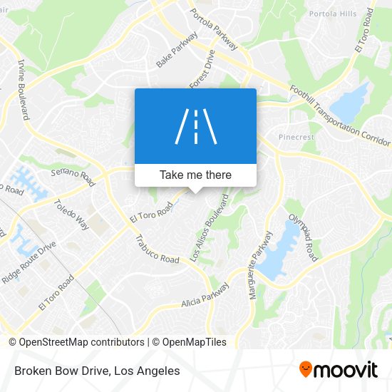 Broken Bow Drive map