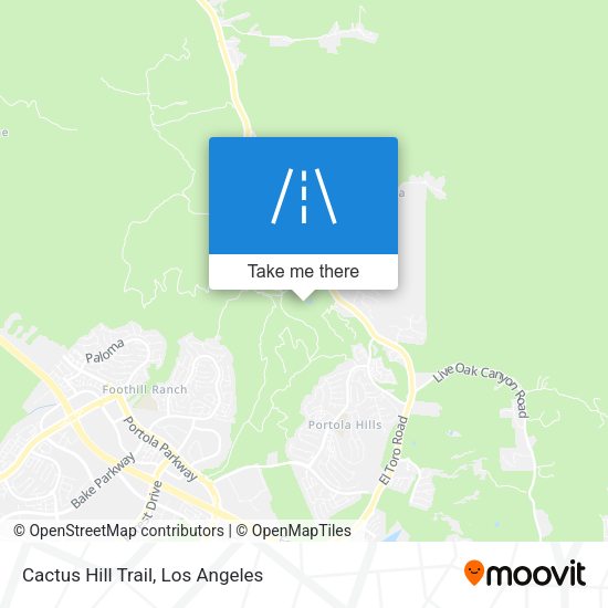 Cactus Hill Trail map