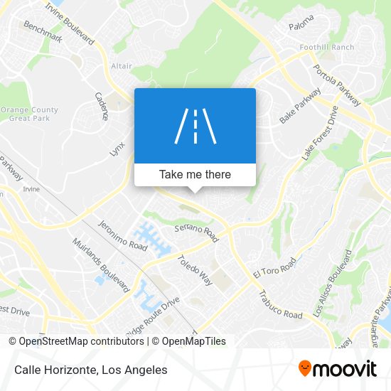 Mapa de Calle Horizonte