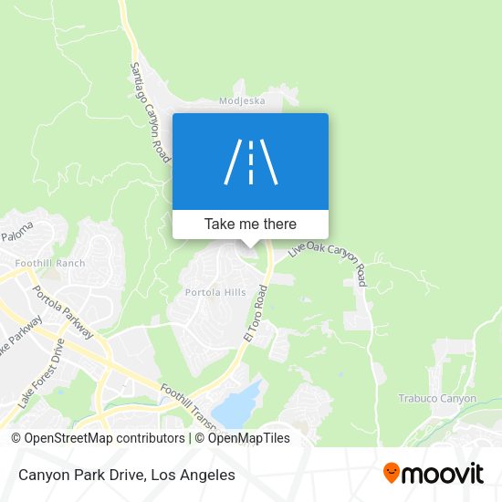 Mapa de Canyon Park Drive