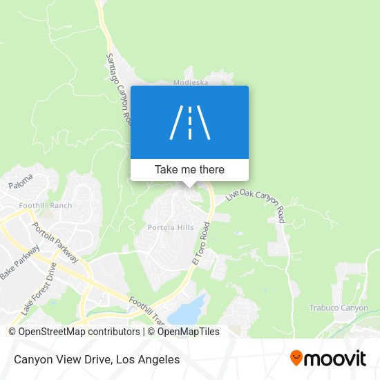 Mapa de Canyon View Drive