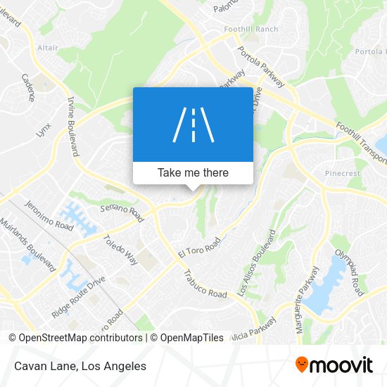 Mapa de Cavan Lane