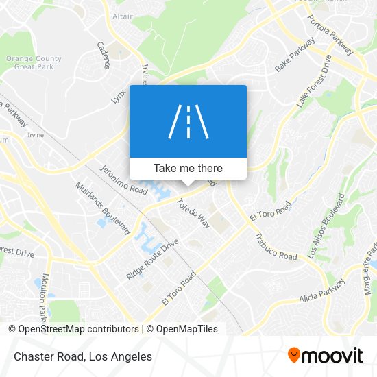 Mapa de Chaster Road