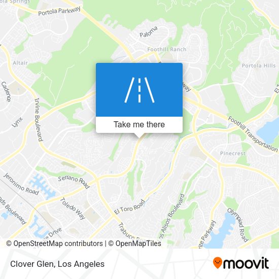 Mapa de Clover Glen