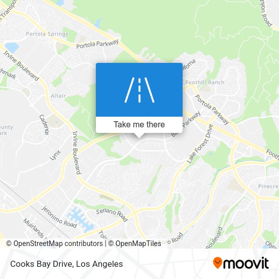 Mapa de Cooks Bay Drive