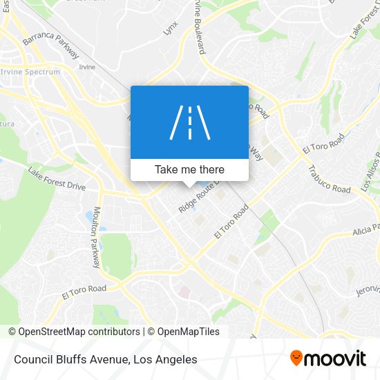 Council Bluffs Avenue map