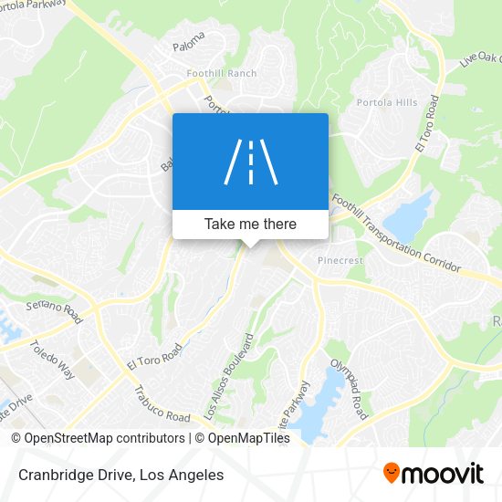 Mapa de Cranbridge Drive