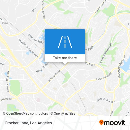 Mapa de Crocker Lane