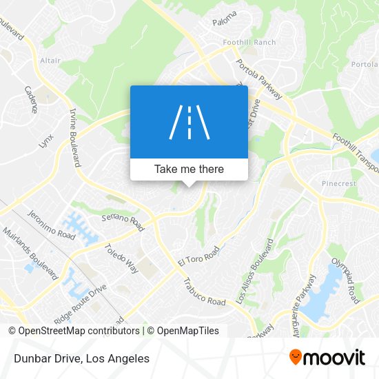Dunbar Drive map