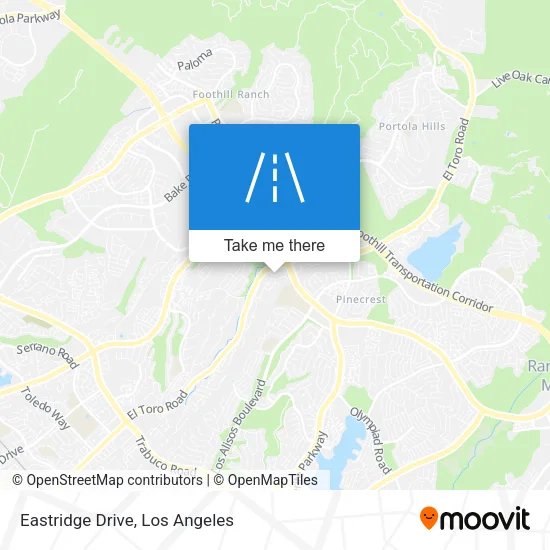 Mapa de Eastridge Drive