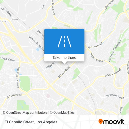 Mapa de El Caballo Street
