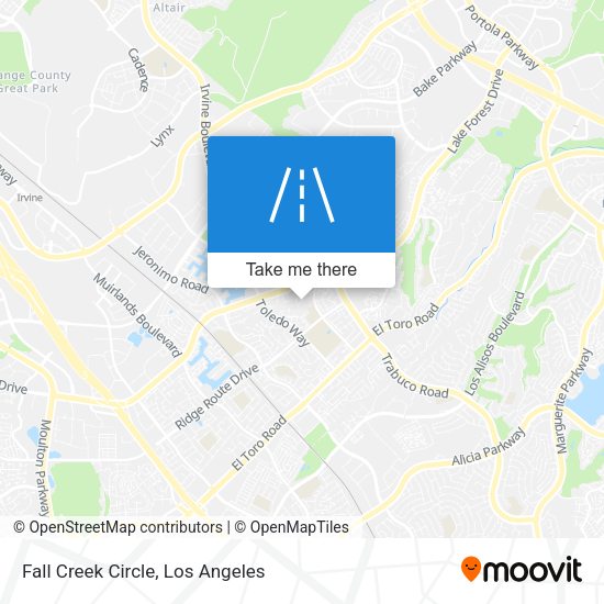 Fall Creek Circle map