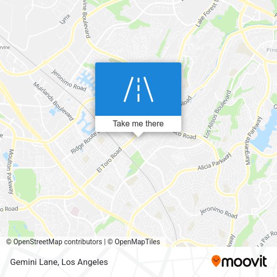 Mapa de Gemini Lane