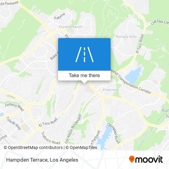 Mapa de Hampden Terrace