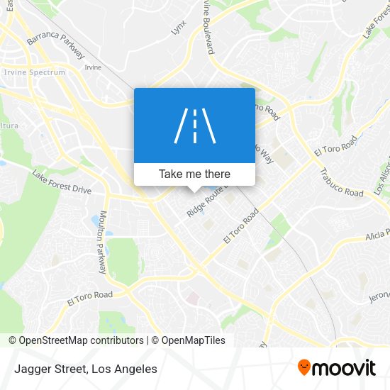Mapa de Jagger Street
