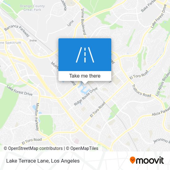 Mapa de Lake Terrace Lane