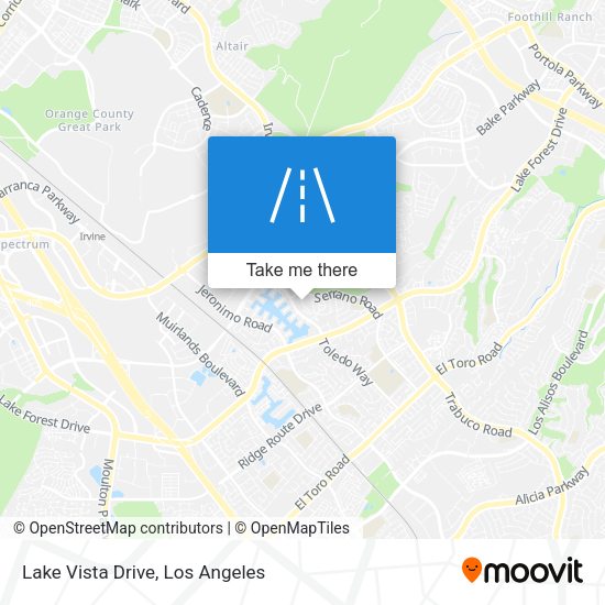 Lake Vista Drive map