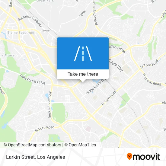 Larkin Street map
