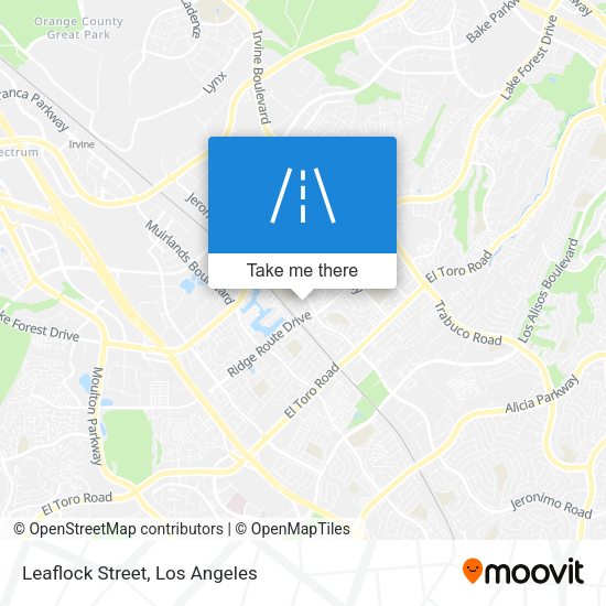 Mapa de Leaflock Street