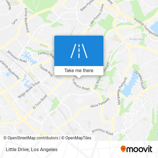 Little Drive map