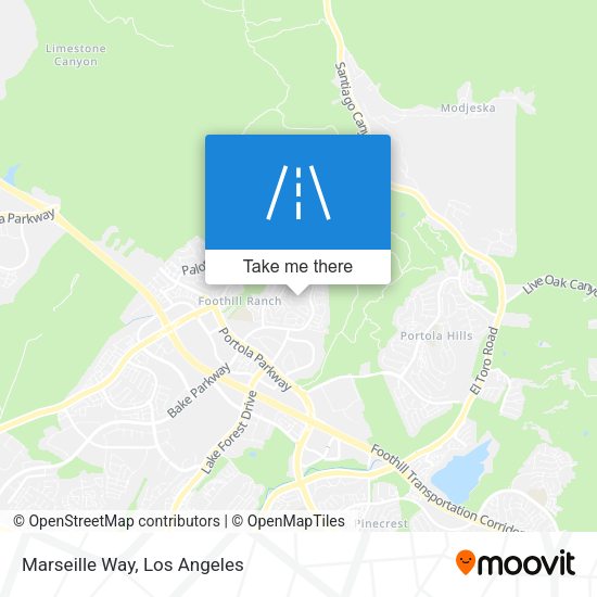 Mapa de Marseille Way