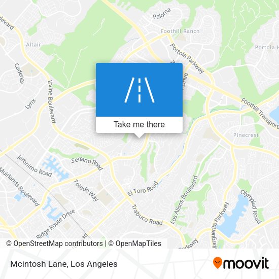 Mapa de Mcintosh Lane