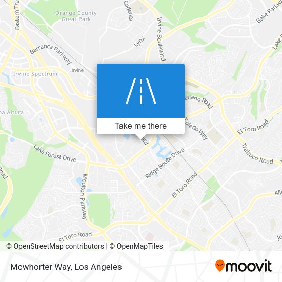 Mapa de Mcwhorter Way