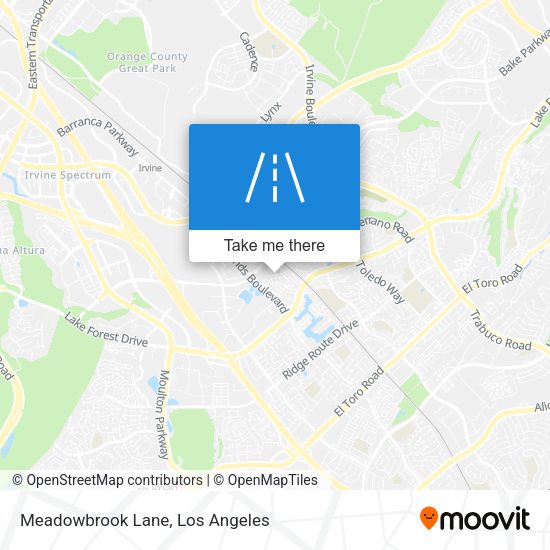 Mapa de Meadowbrook Lane