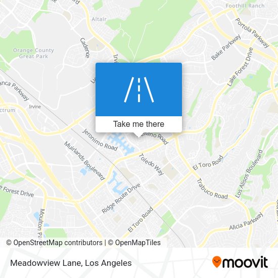 Meadowview Lane map