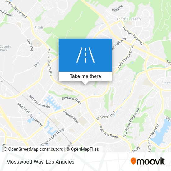 Mapa de Mosswood Way