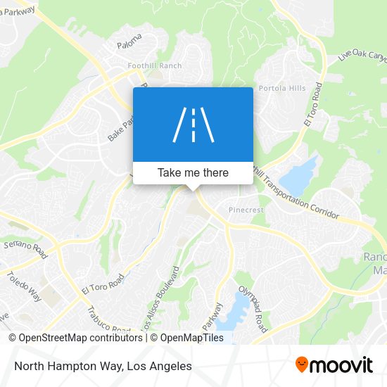 Mapa de North Hampton Way