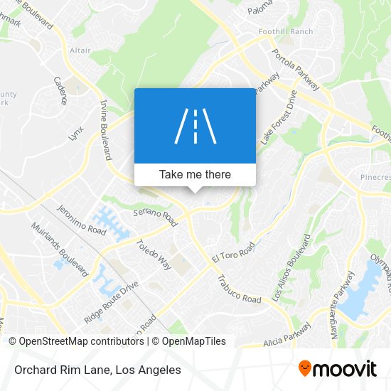 Orchard Rim Lane map