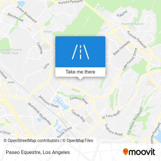 Mapa de Paseo Equestre