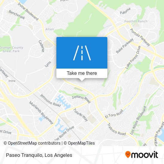 Mapa de Paseo Tranquilo
