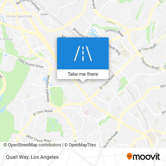 Mapa de Quail Way