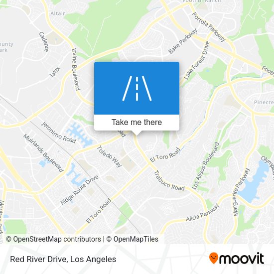 Mapa de Red River Drive