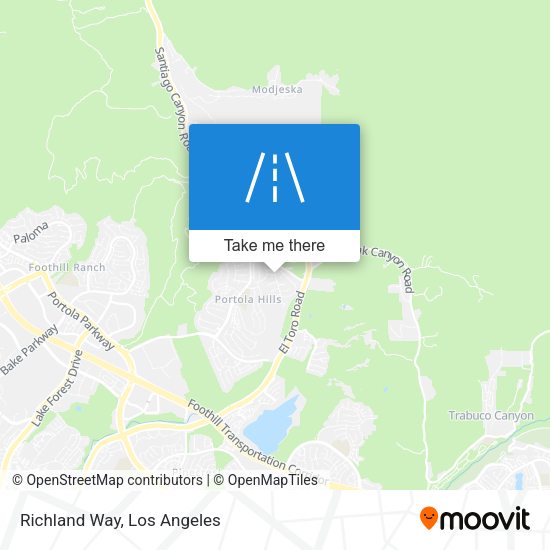Mapa de Richland Way