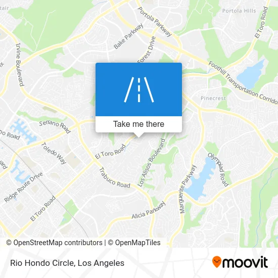 Rio Hondo Circle map