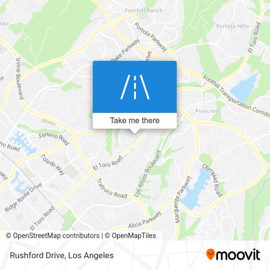 Mapa de Rushford Drive