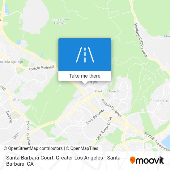 Santa Barbara Court map