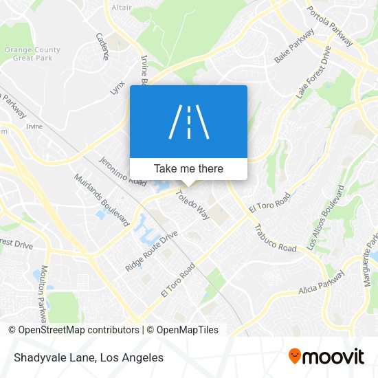 Mapa de Shadyvale Lane