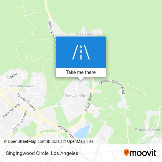 Singingwood Circle map
