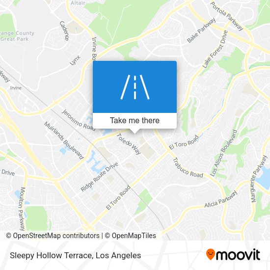 Sleepy Hollow Terrace map