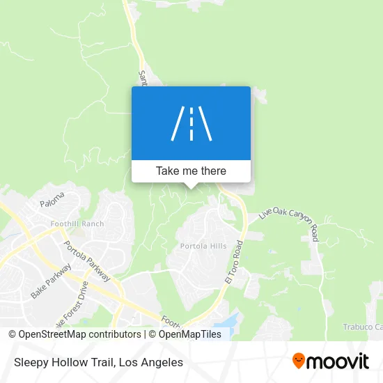 Sleepy Hollow Trail map