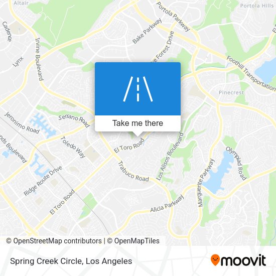 Spring Creek Circle map