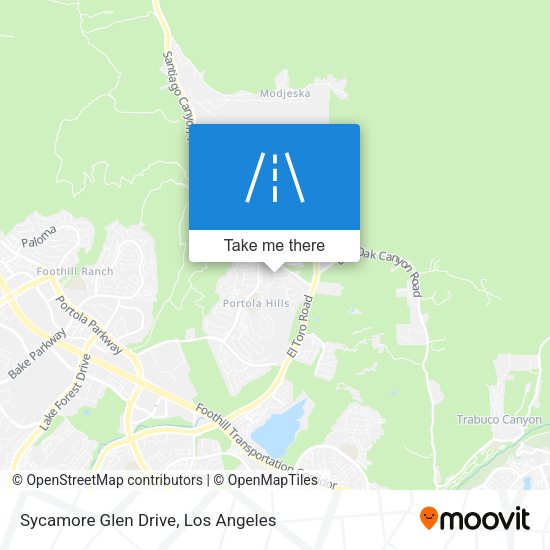 Sycamore Glen Drive map
