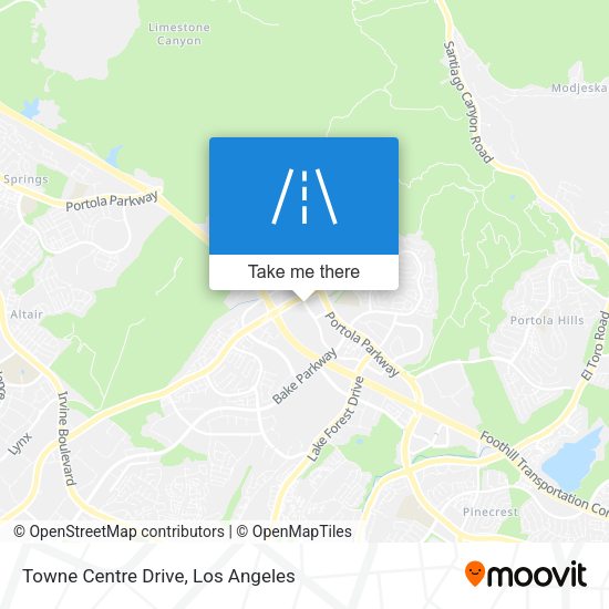 Towne Centre Drive map