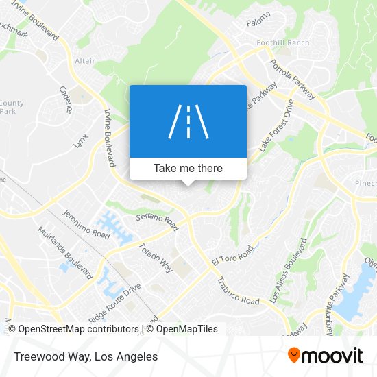 Mapa de Treewood Way