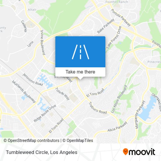 Tumbleweed Circle map